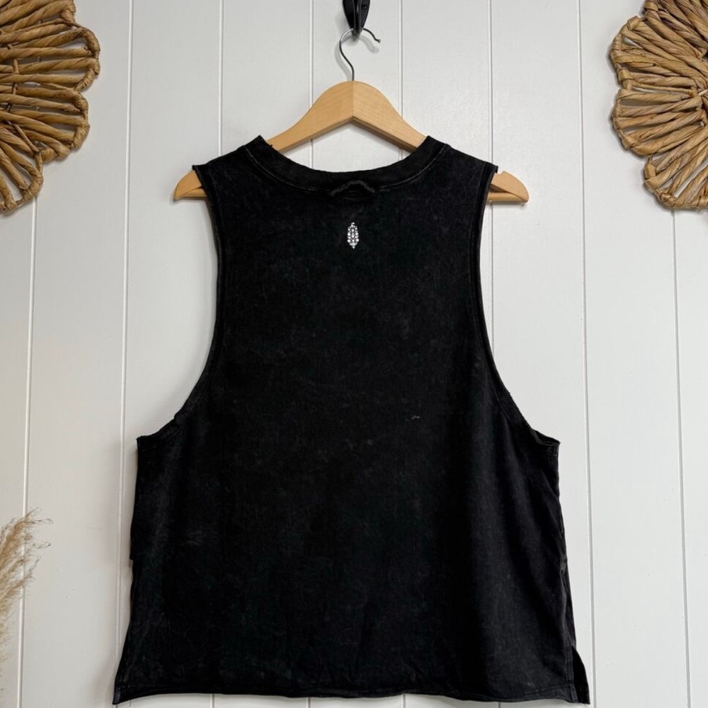 Free People Hot Shot Relaxed Fit Charcoal Black Set - Picture 4 of 12